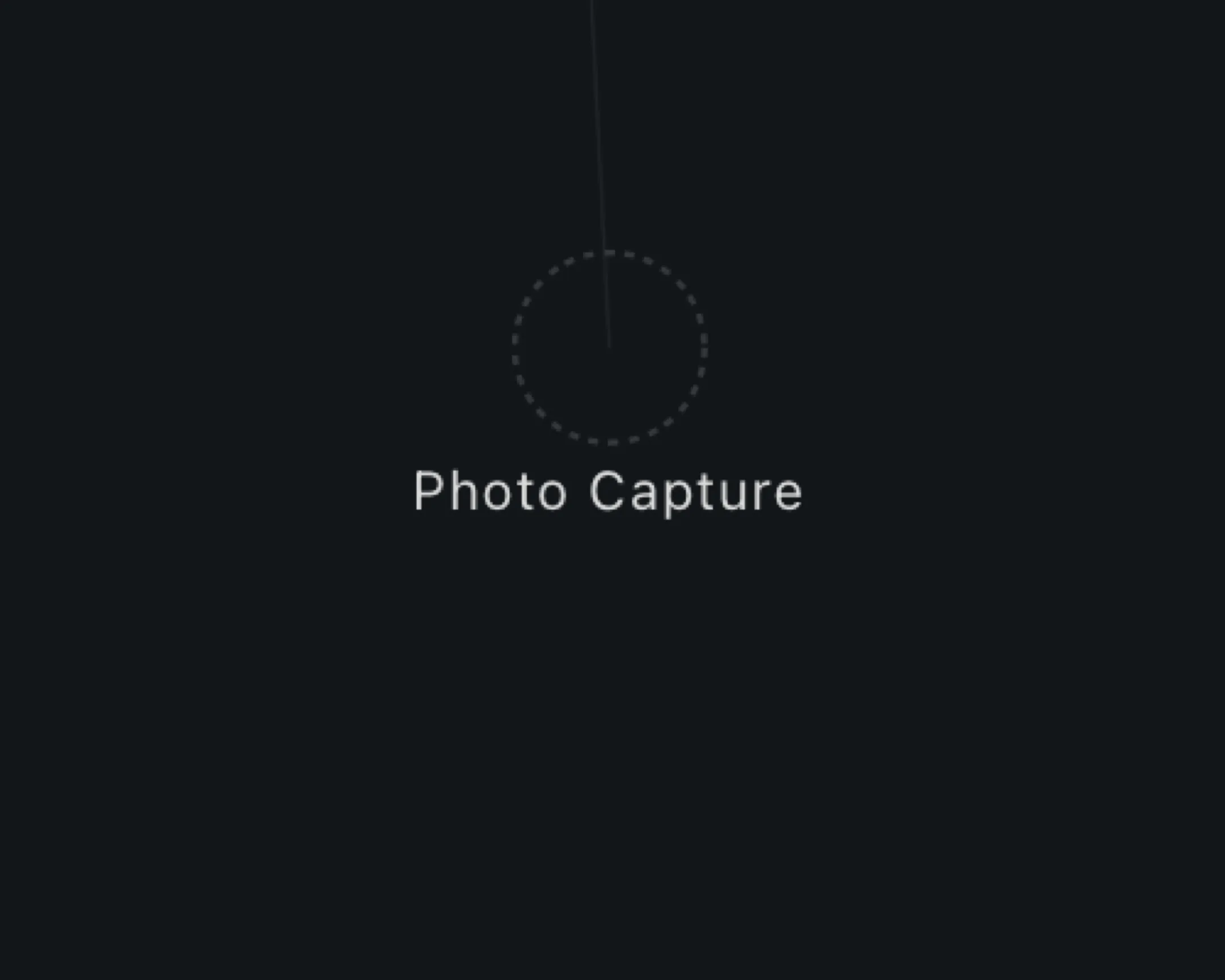 A close-up of the hollow, dashed circle DocGraph draws for a link that points at a file which doesn't exist yet.